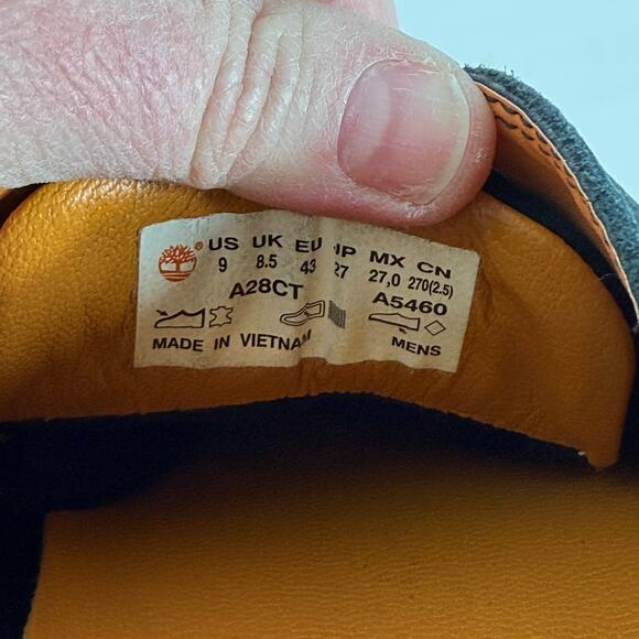 Timberland Jackson's Landing Oxford Men's 9 Black Lace-Up Low Top Moc Toe - Picture 10 of 10